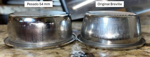 Customer photo review of EP Electro Polished Filter Basket - 54mm