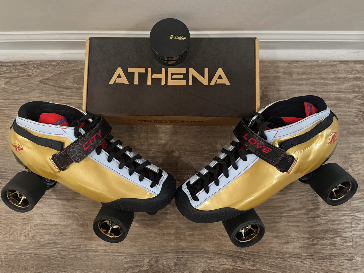 Customer photo review of Roller Skate Toe Plugs