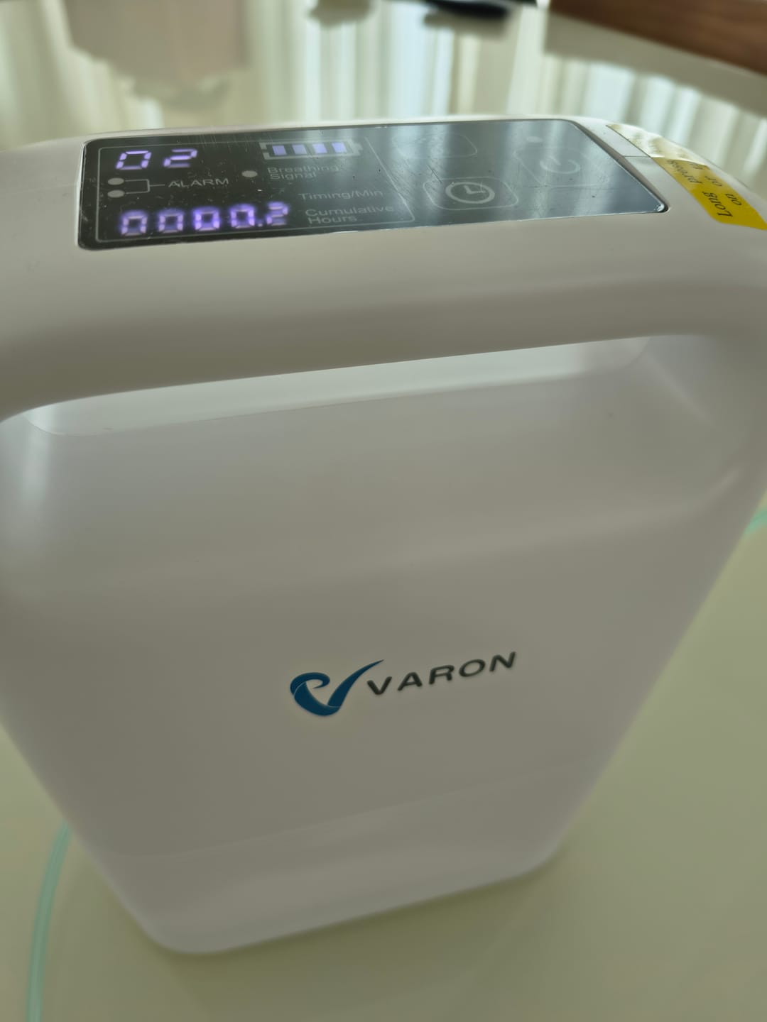 Customer photo review of VARON VP-2 - Concentrador de Oxigênio Portátil 5L com Função de Fluxo Pulsátil
