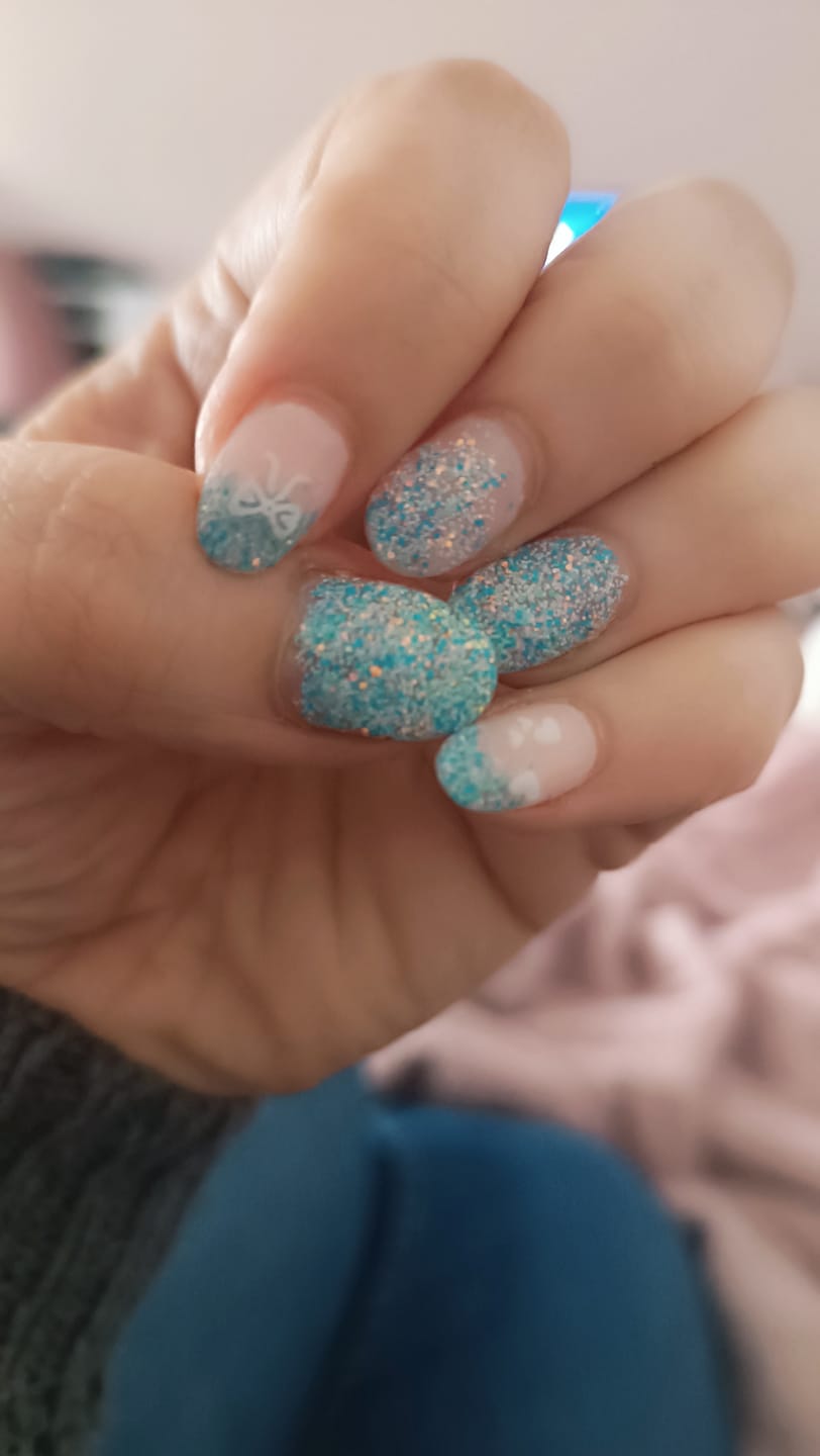 Customer photo review of Fairy Dust Dipping Powder