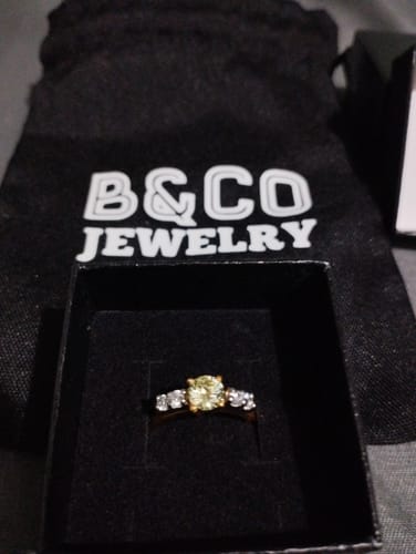 Customer photo review of Mallorca Engagement Ring Enhancer Set