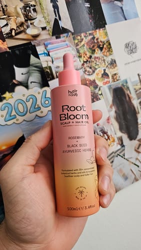 Customer photo review of Root Bloom Hair And Scalp Oil