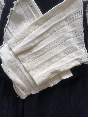 Customer photo review of Sandro short sleeve knit