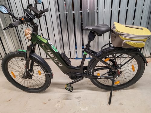 Customer photo review of Lankeleisi MG600 Lite 250W 27.5" Electric Trekking Bike 720Wh SUV E-bike with Torque Sensor 36V 20Ah Battery