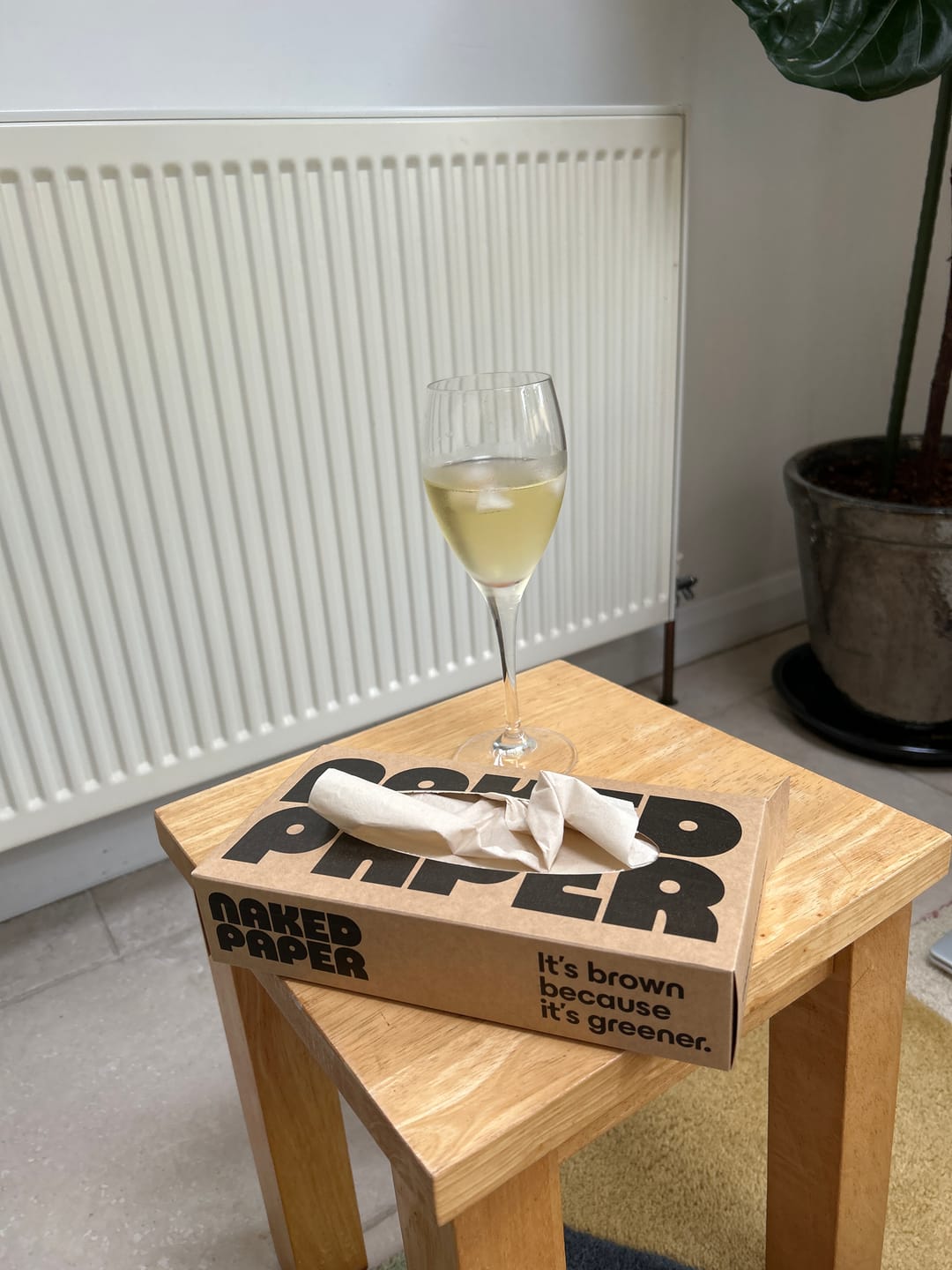 Customer photo review of Unbleached Bamboo Tissues