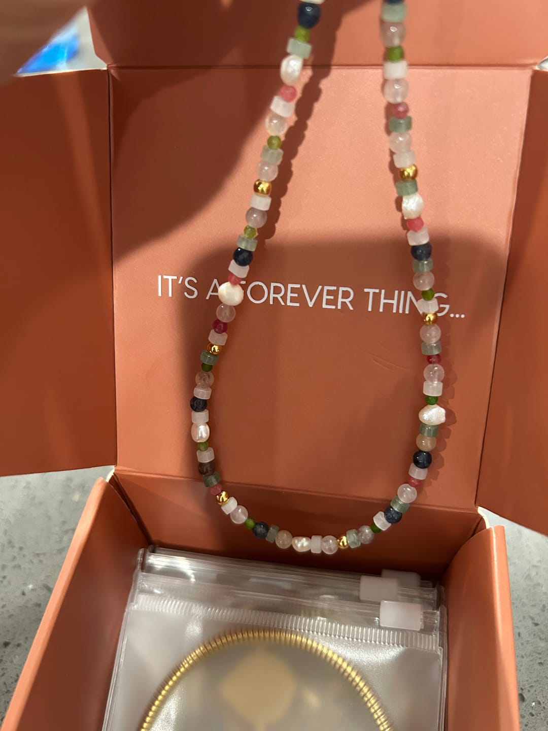 Customer photo review of Tropicana Pearl Necklace