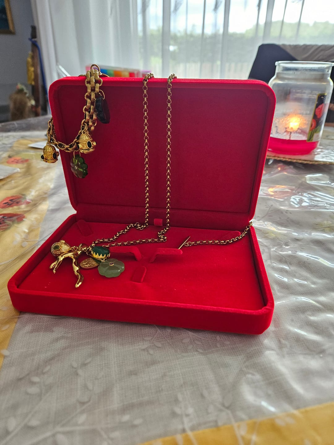 Customer photo review of Sautoir Florentin – l’éclat des talismans