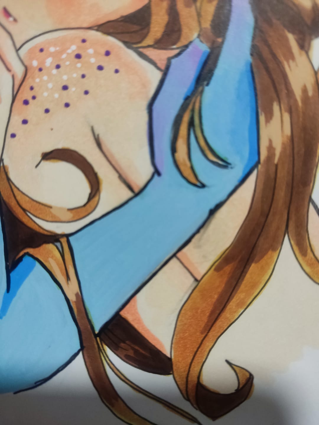 Customer photo review of Ohuhu Kohala Liquid Fineliner Drawing Pens,9 Pack