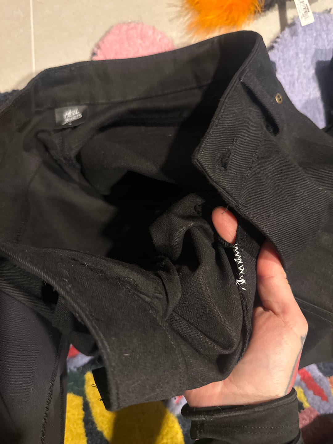 Customer photo review of Gravedigger Carpenter Pant - Black