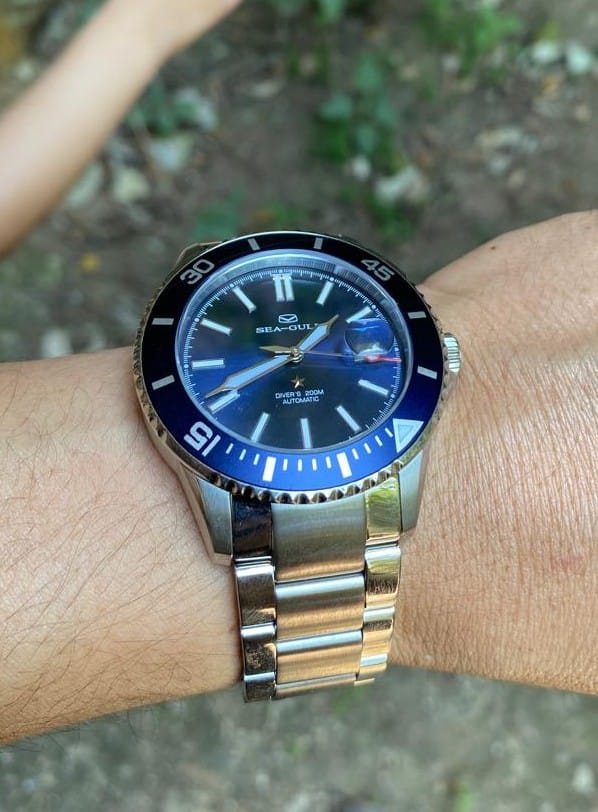 Customer photo review of Ocean Series | 200m Waterproof | Calendar | Luminous | 44mm