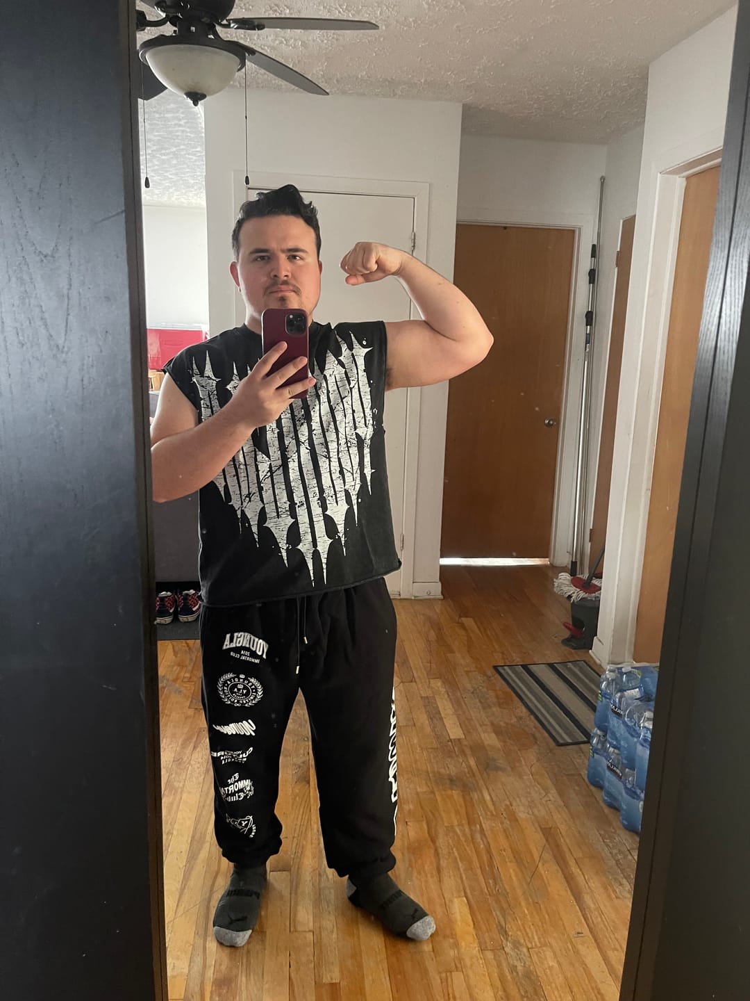 Customer photo review of 3021 - Revenge Crop Cut-Offs