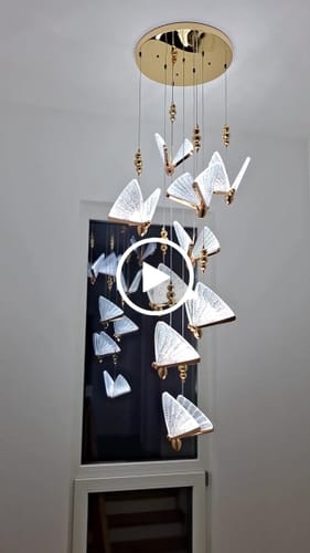 Customer video review of Lustra LED Luxury 9 Golden Butterflies