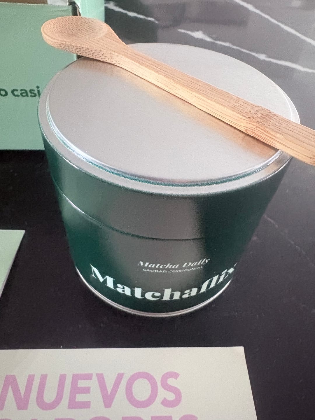 Customer photo review of Cuchara Medidora Bambú 1g