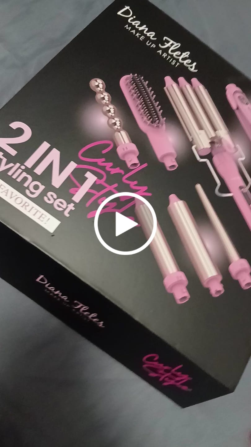 Customer video review of Set Plancha Profesional Infrarroja + Ferro 6 en 1 Light Pink