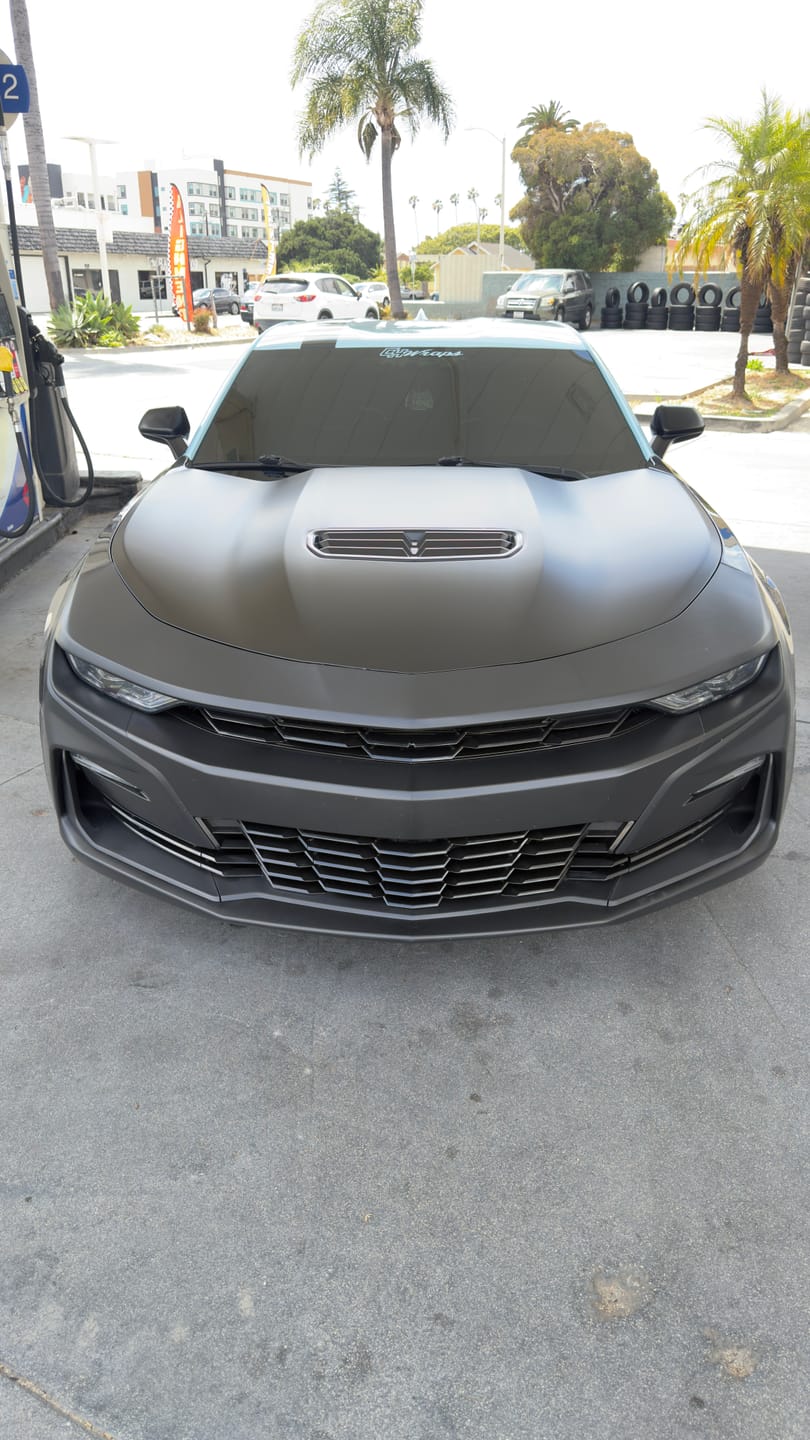 Customer photo review of 2019-2025 Chevy Camaro SS Front Bumper Conversion Full Kit for RS Headlights
