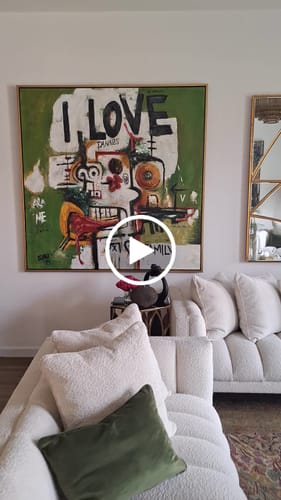 Customer review photo for Abstract Graffiti Art #GA139