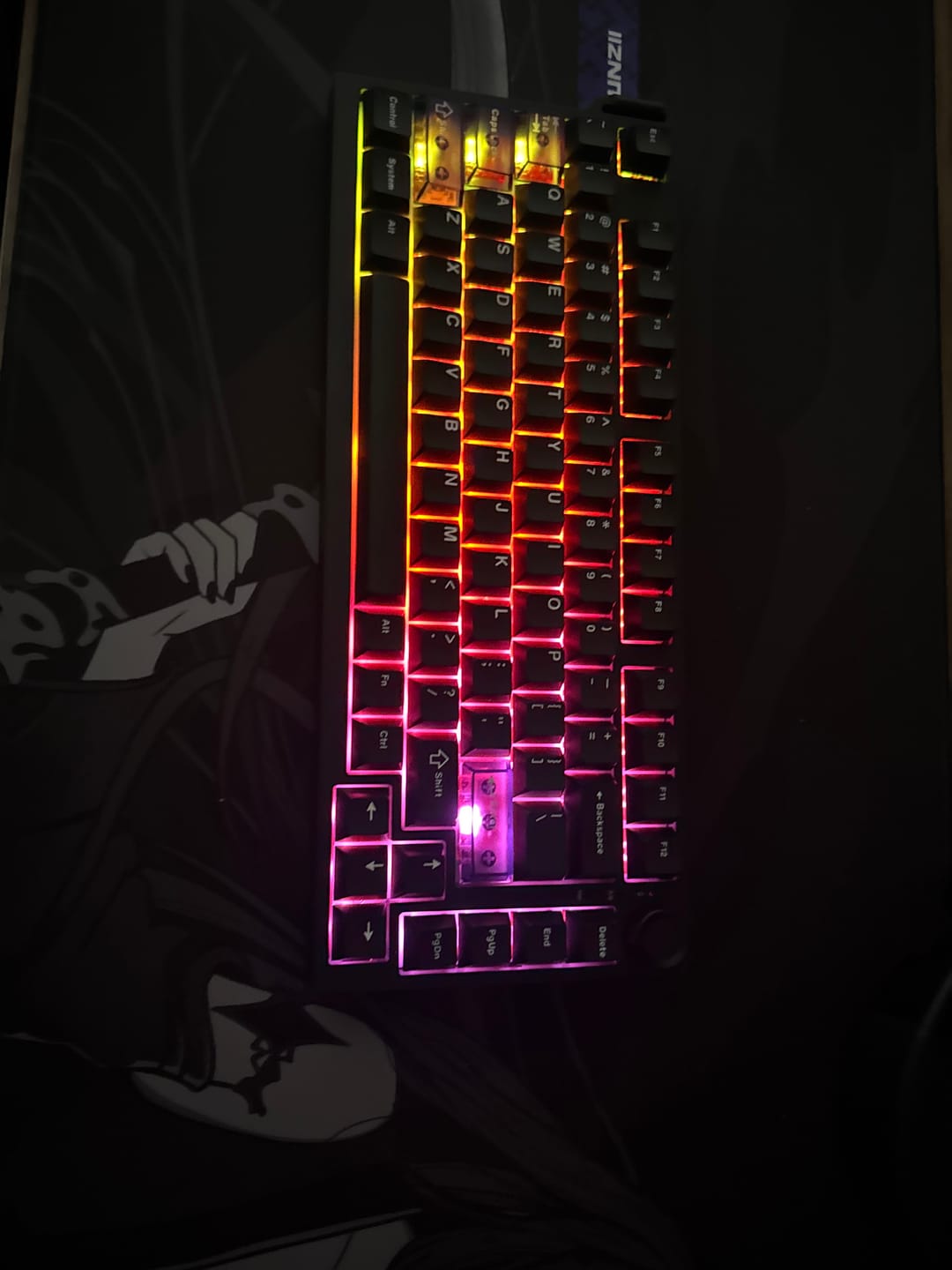 Customer photo review of YUNZII RT75 Pro Klavye (Manyetik Switch / HE)