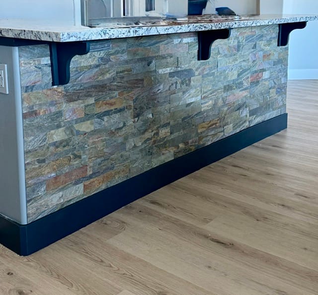 Customer photo review of Peel & Stick Stone - Maya