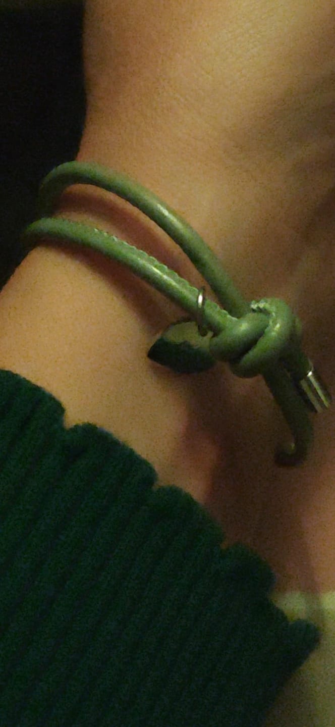 Customer photo review of Meine Liebsten - Familien-Lederarmband