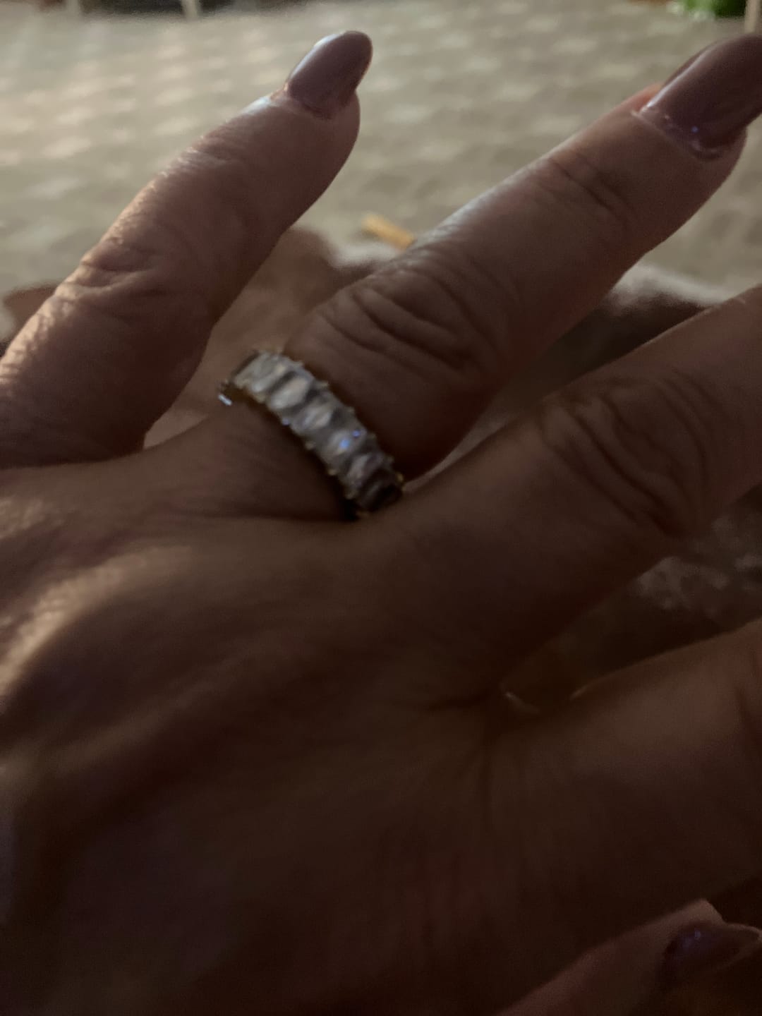 Customer photo review of Chiara Eternity Ring (Bundle)