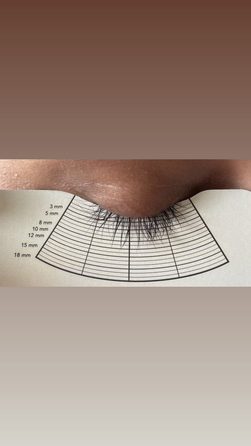 Customer photo review of Lash Growth Serum