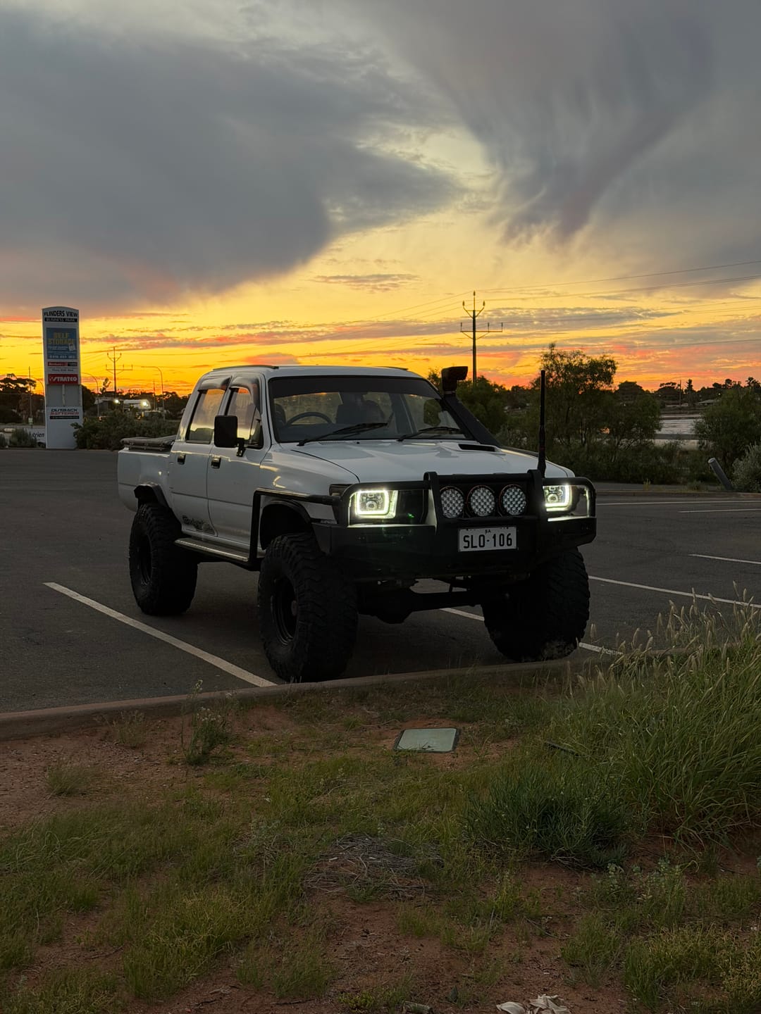 Customer photo review of 5X7" LED Colour Chasing Headlights