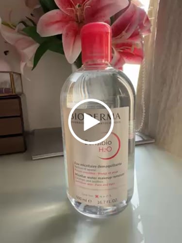 مراجعة بالفيديو من عميل لمنتج Bioderma Sensibio H2O Micellar Water Makeup Remover for Sensitive Skin 500ml