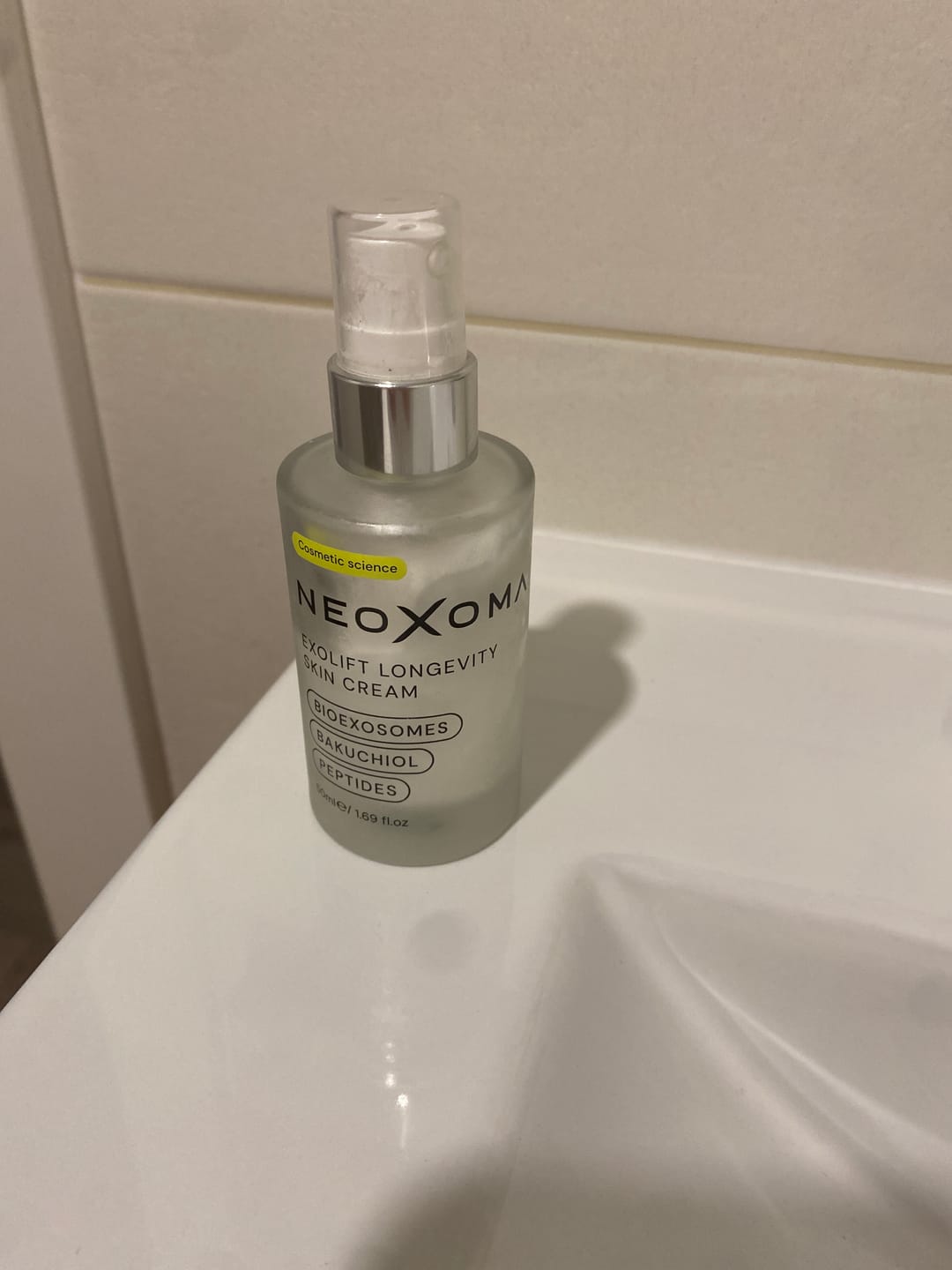 Customer photo review of Exolift Longevity Skin Cream