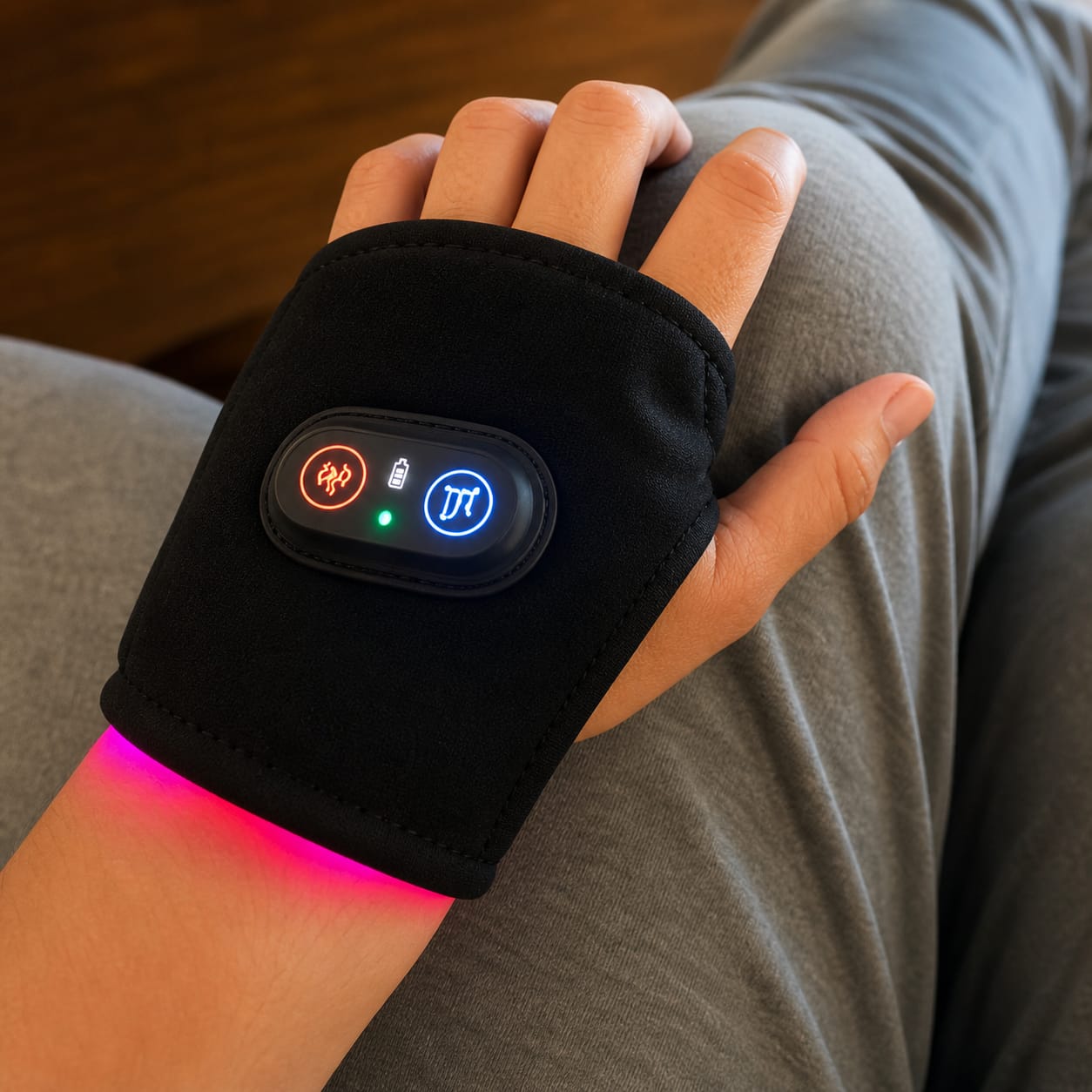 Customer photo review of ReliefPulse™ Pro Therapy Wrap
