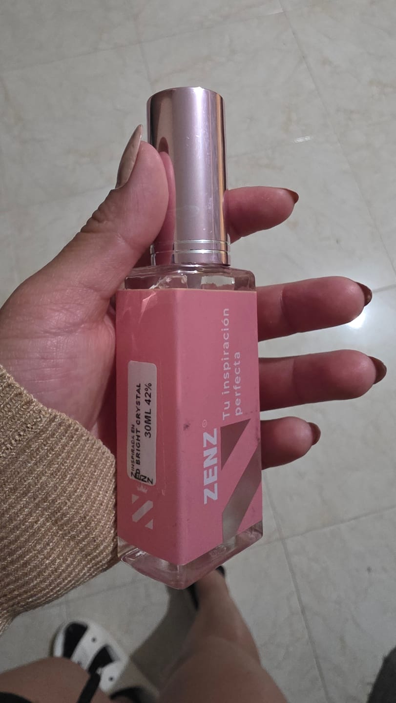 Customer photo review of Perfume Tendencia D BRIGHT CRYSTAL zenz