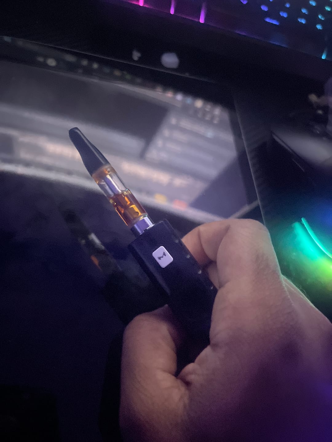 Customer photo review of 1 Gram HHC Vape Cartridge | Watermelon Zkittles - Indica