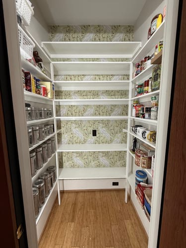 Customer photo review of Tallulah - Heron Bird Wallpaper