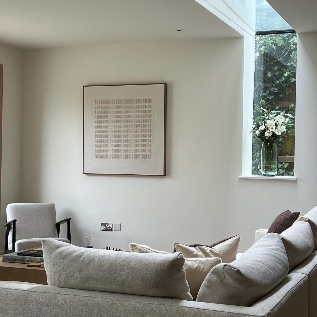 Customer photo review of Wabi-Sabi Geometric Square Wall Art - Matrix