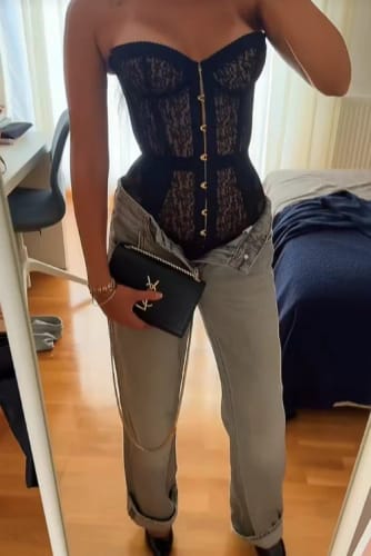 Customer photo review of Amber corset