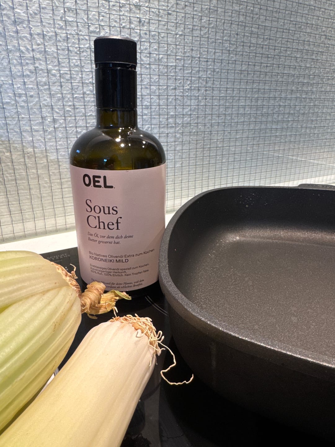 Customer photo review of Sous Chef 0,5 l Glasflasche - Bio Natives Olivenöl Extra
