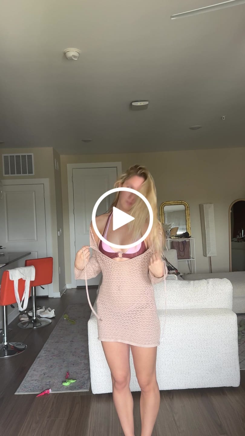 Customer video review of Seamolly Colorblock Two Tone O Ring Double Layer Bikini Set