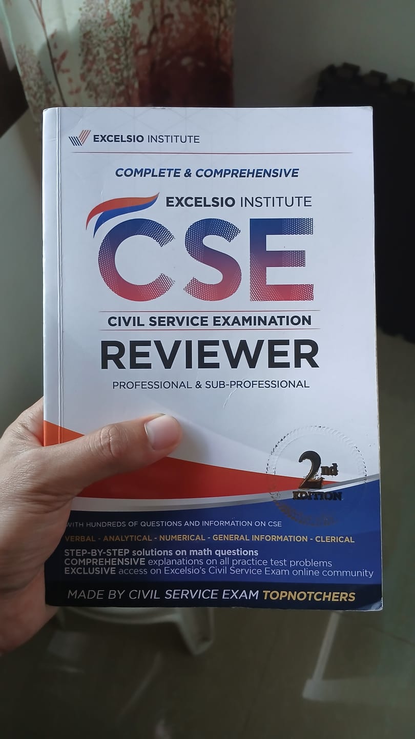 Customer photo review of ULTIMATE ALL-IN-ONE Civil Service Exam Reviewer UPDATED Edition
