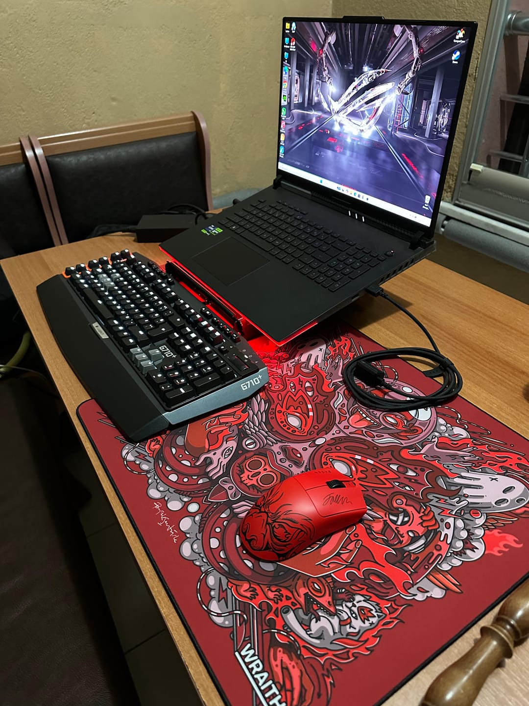 Customer photo review of Wraith Spirit of Aim Mousepad