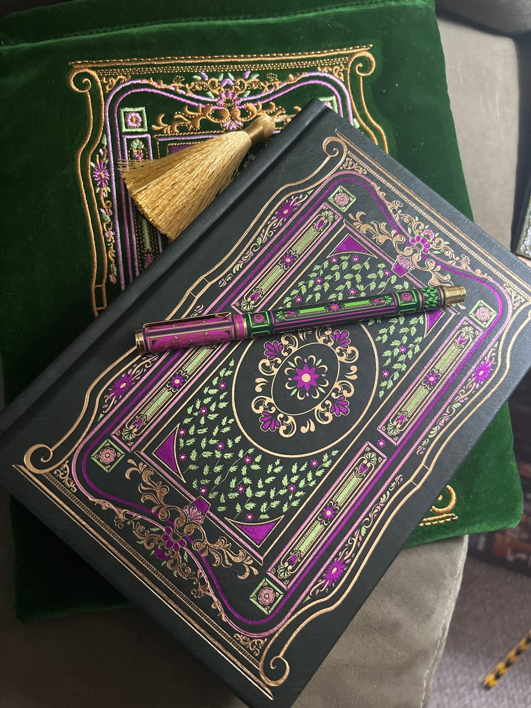 Customer photo review of Literati Journal - Forest Green