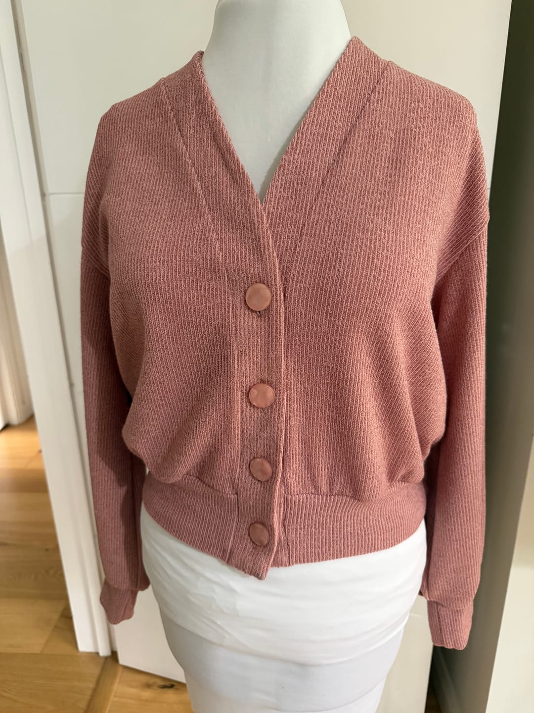 Customer photo review of Cardigan Knit Fabric