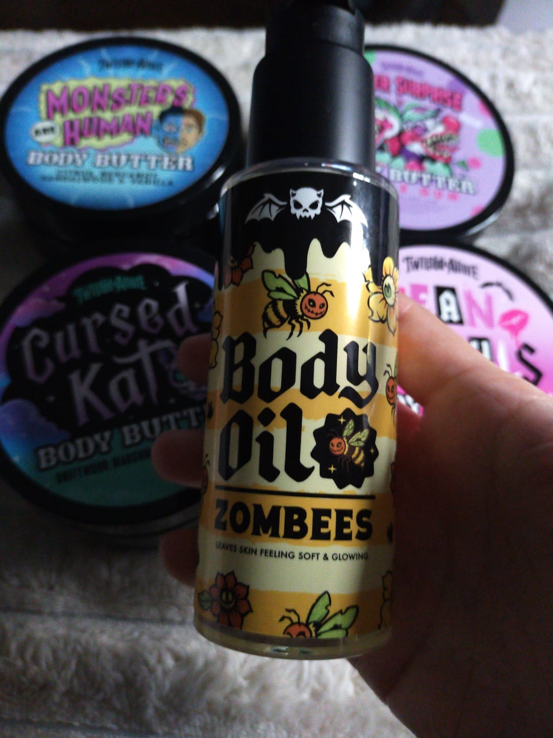 Customer photo review of Zombees  Body Oil