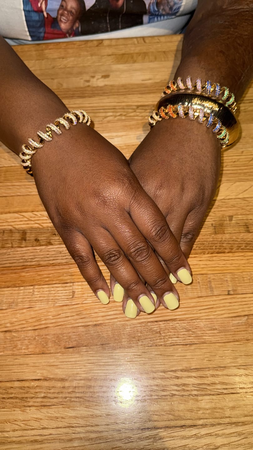 Customer photo review of ONION RING BRACELETS