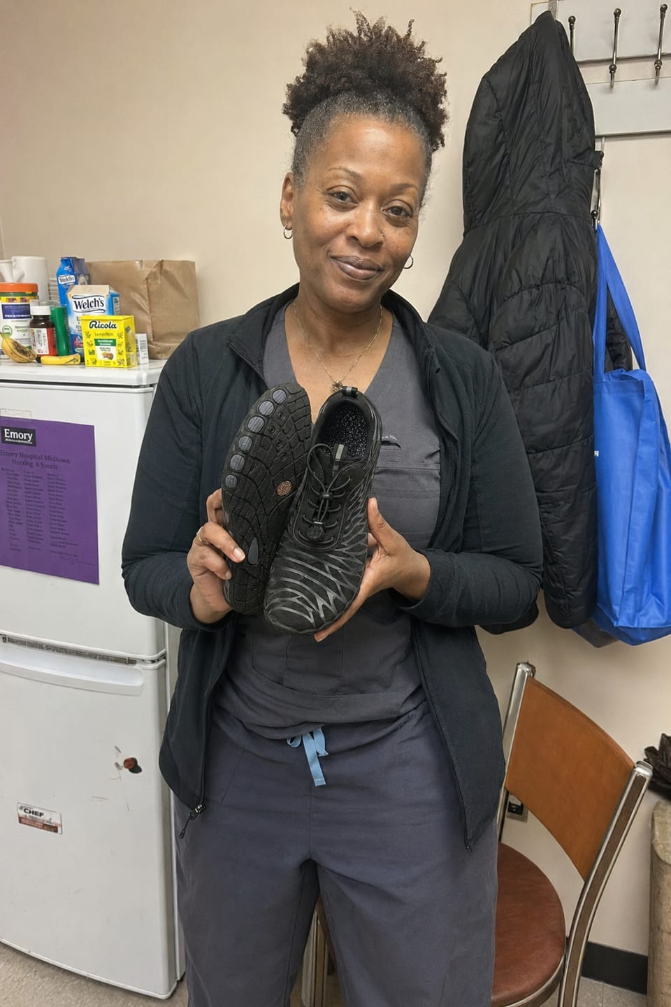 Customer photo review of Motion Ground™ – Copper-Grounded Barefoot Shoes for Natural Balance (Unisex)