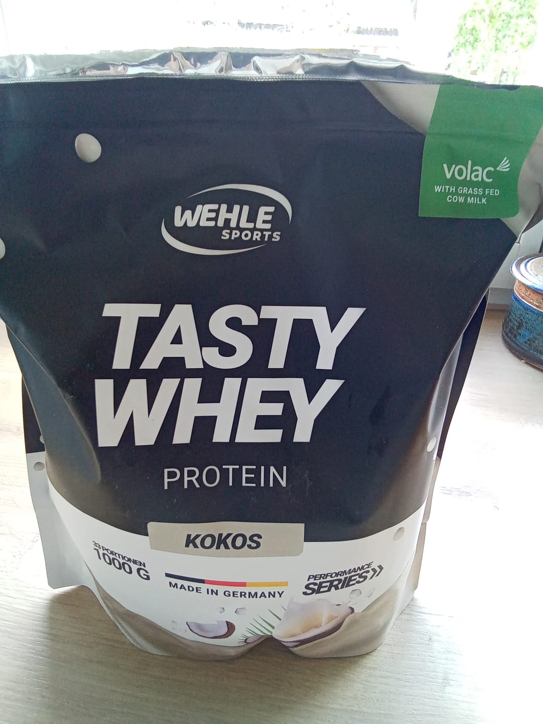 Customer photo review of Wehle Sports Tasty Whey Protein - 1000g
