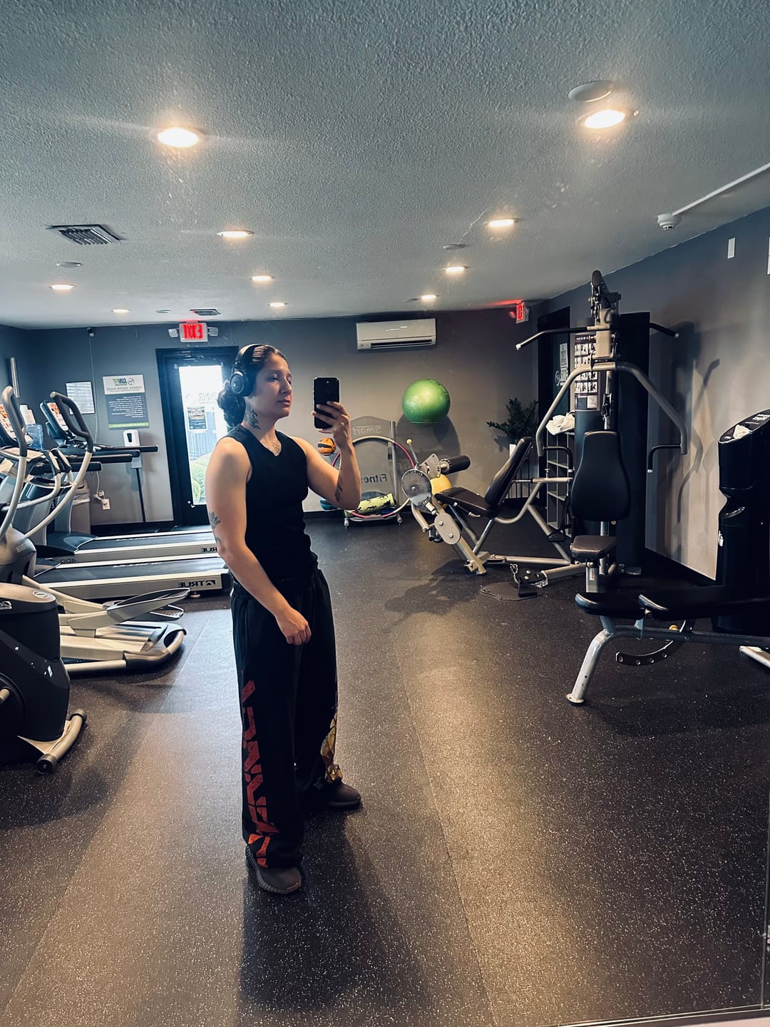 Customer photo review of 2128 - AOT©  x YLA Baggy Joggers