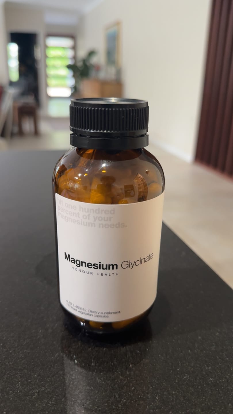 Customer photo review of Magnesium Glycinate (Pure & Unbuffered) - 110 Capsules