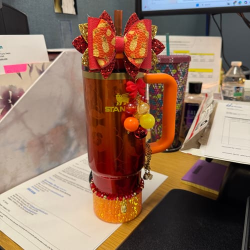 Customer photo review of Tropical Ember Mini Bauble Charm - Tumbler Charm