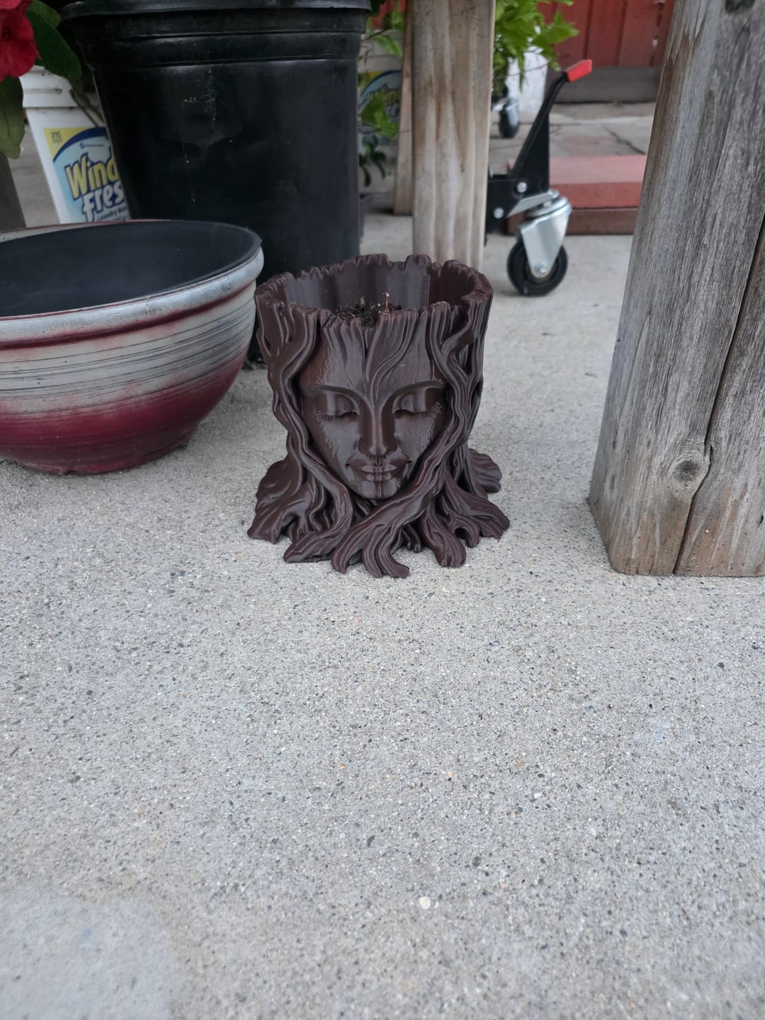 Customer photo review of Chocolate Brown PETG Filament 1.75mm