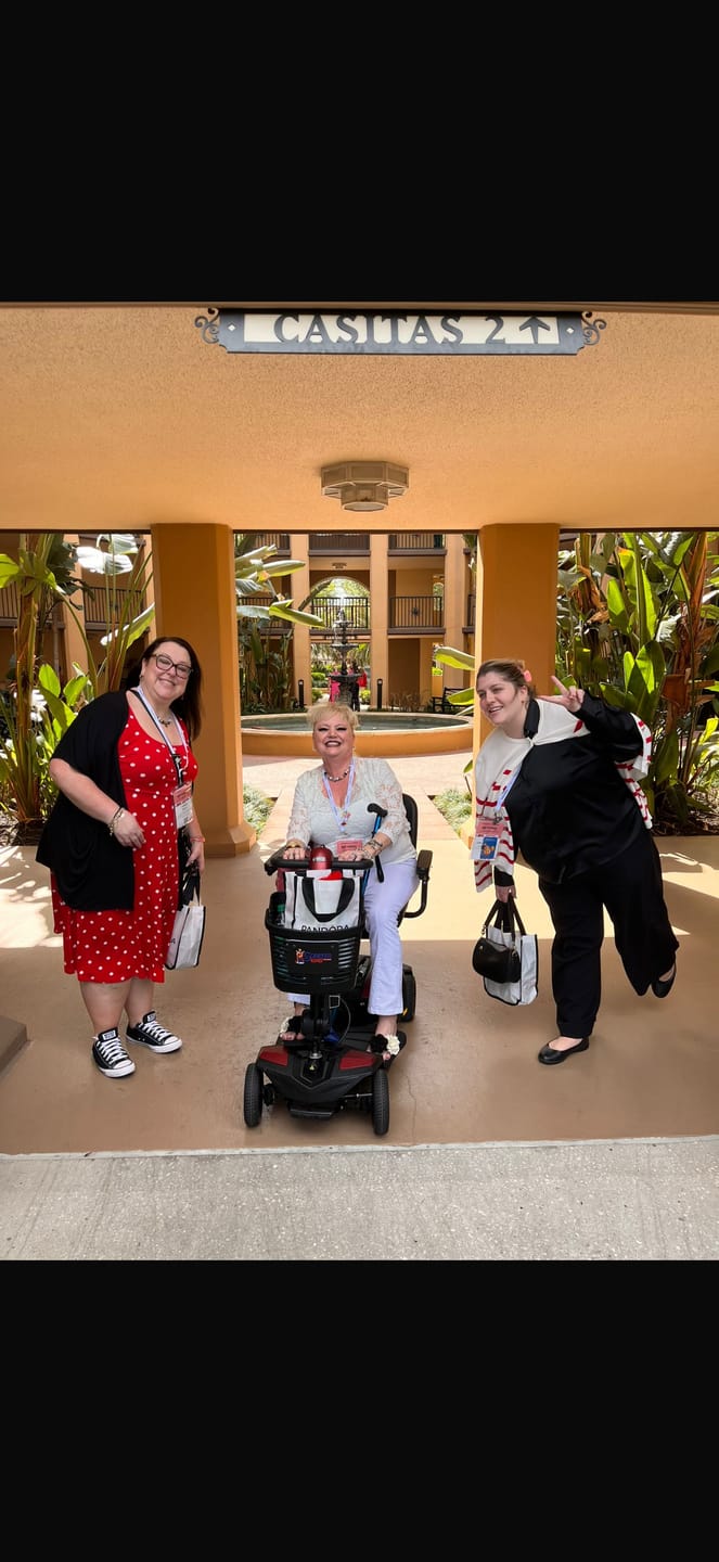 Customer photo review of Multiday Mobility & ECV Foldable Travel Scooter Rental 300 Pound Capacity (3 or more days)