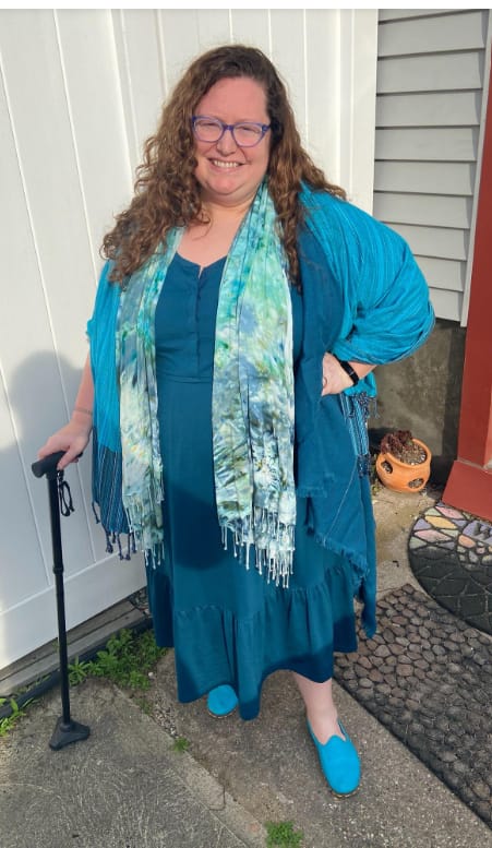 Customer photo review of NEW! Organic Cotton Turkish Towel Multi